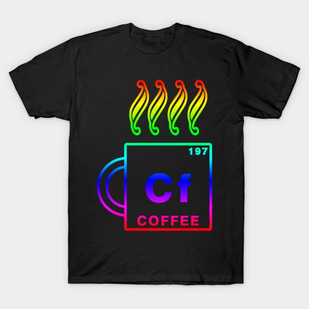 COFFEE ELEMENT T-Shirt by hackercyberattackactivity